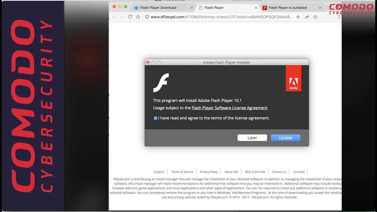 remove adobe flash on mac